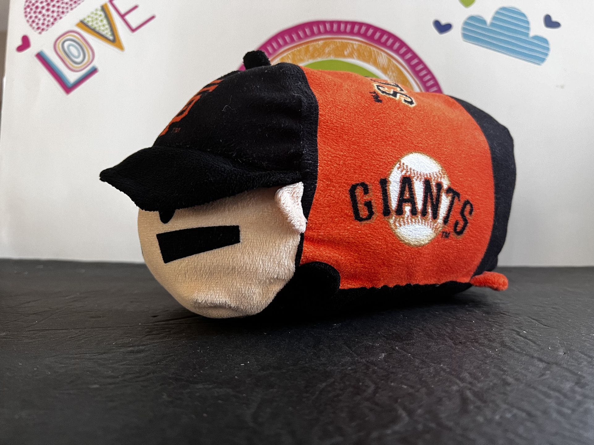 MLB GIANTS ORSNG E/BLACK TSUM TSUM PILLOW TYPE PLUSH - 10 INCH