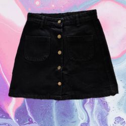 Women's denim short skirt size M 