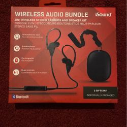 iSound Wireless Bluetooth Stereo Earbuds & Speaker