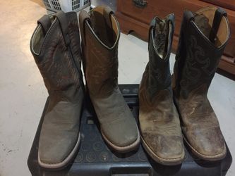 Boys boots size 1 and 2 smoky mountain and rodeo roppers