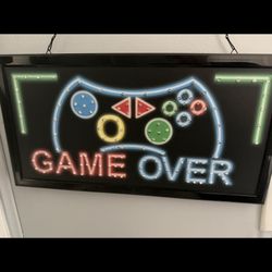 Game over Led Light 