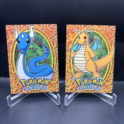 Pokémon Dragonite & Dragonair 1999 Topps 