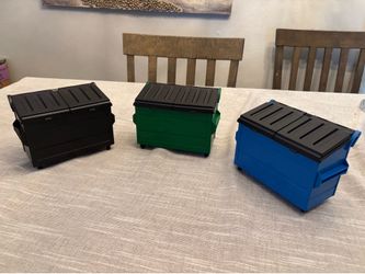 3 Dumpsters For WWE & AEW Cans