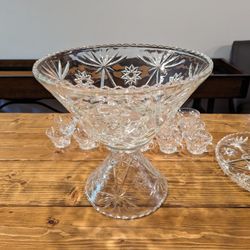 Vintage Punch Bowl Set