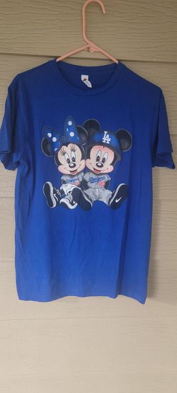 WOMANS MICKEY/MINNIE LOS ANGELES DODGERS TSHIRT SIZE MEDIUM
