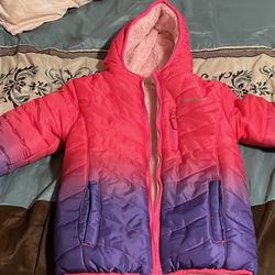 Eddie Bauer Girls Reversible Puffer Jacket
