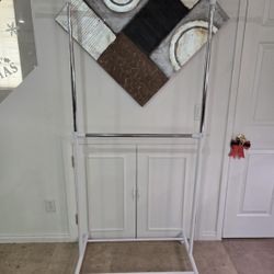 Brand New Double Rod Garment Rack 