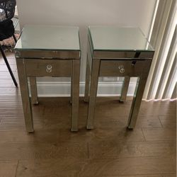 Glass End Tables 