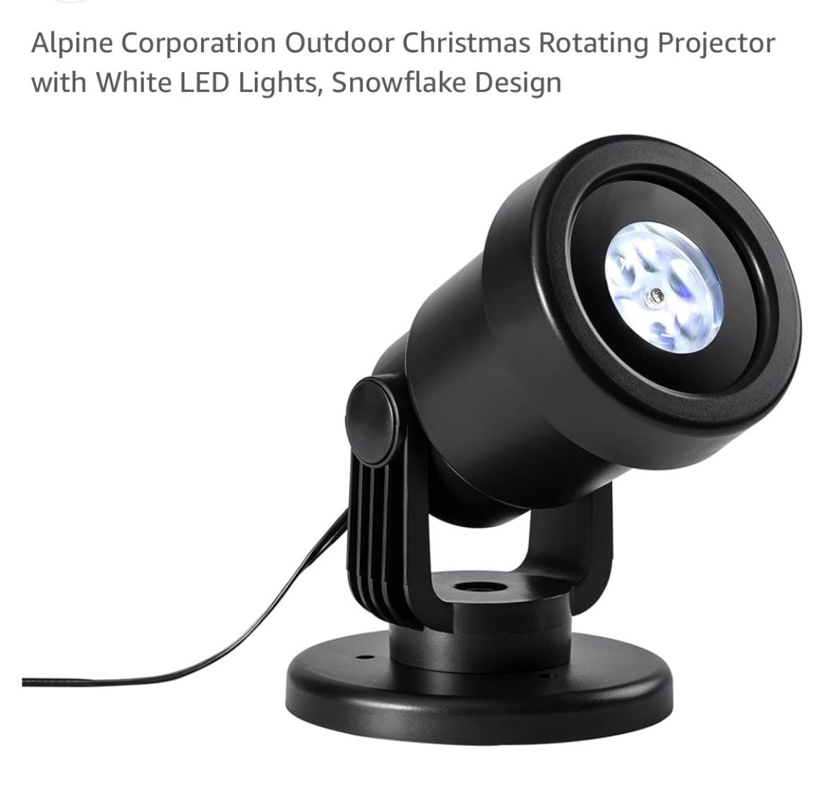 Alpine Correction Outdoor Christmas Projector
