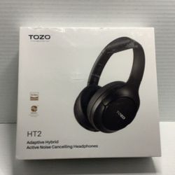 TOZO HT2 ADAPTIVE HYBRID ACTIVE NOISE CANCELLING HEADPHONES SEALED