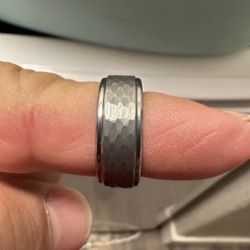 Titanium wedding band