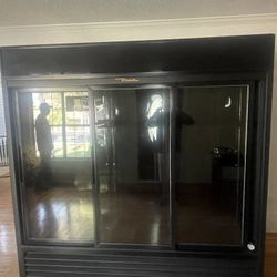 3 Section Glass Door Refrigerator 