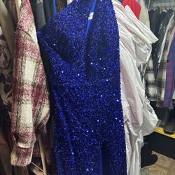 Royal Blue Dress 