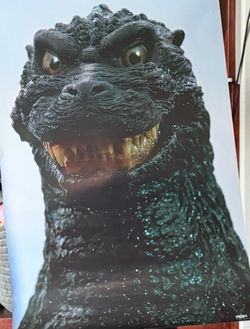 Godzilla Smiley poster