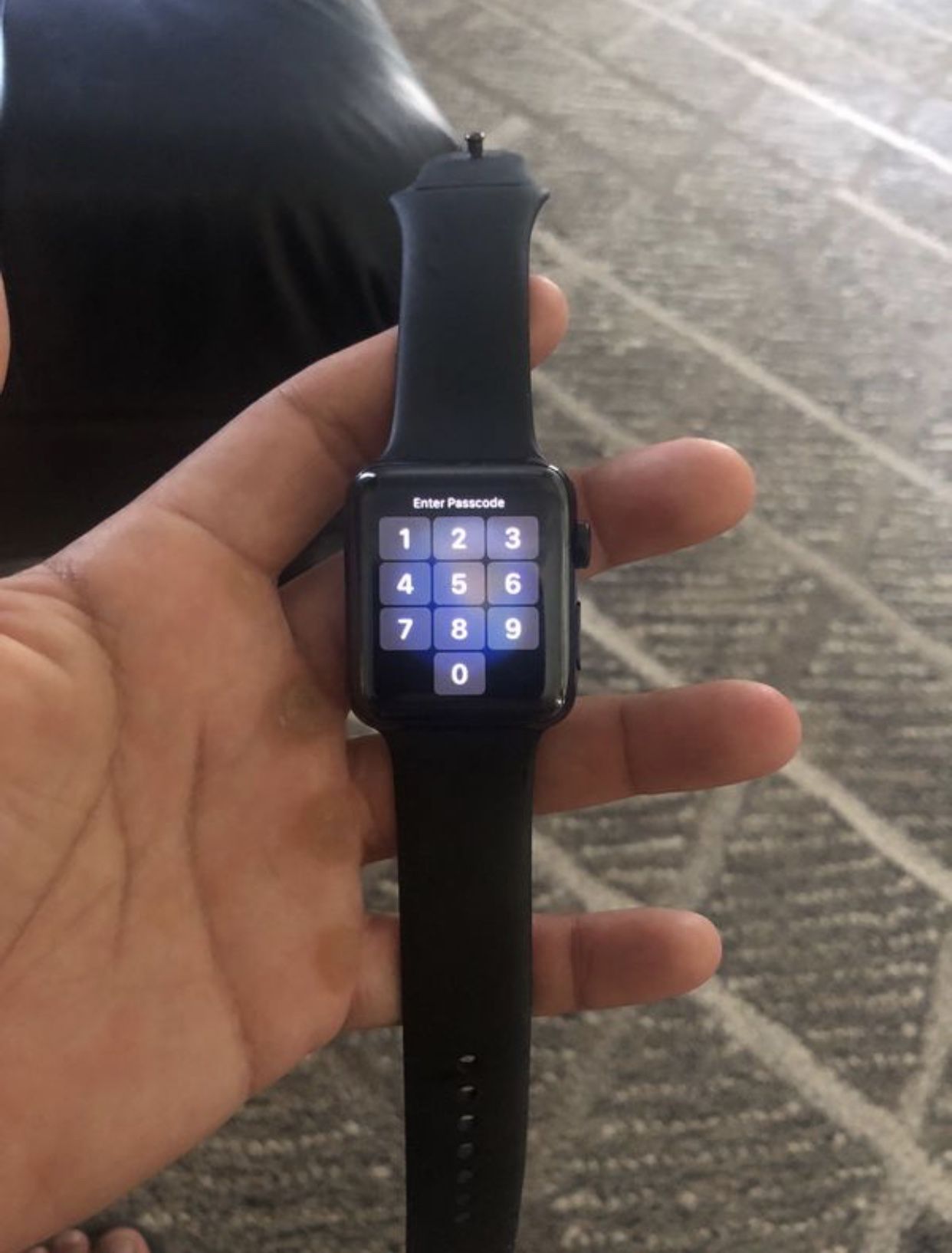 1st generation black stainless steel 42mm Apple Watch