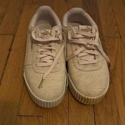 Puma Pink Womens Sneakers Size 10