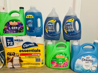 Household Bundle - Gain, Downy, Dawn Platinum, Charmin - All New