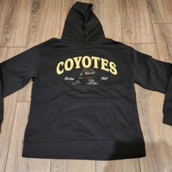 Arizona Coyotes Utah Hockey Club Black A Sun Sweatshirt Size Large