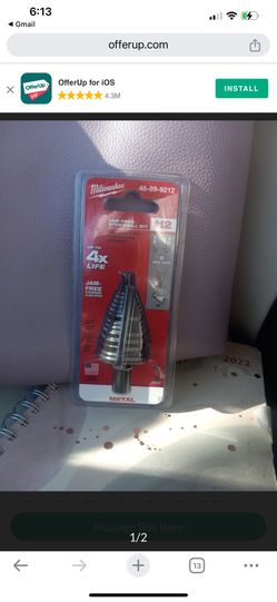 # 12 Milwaukee Step Down Bit