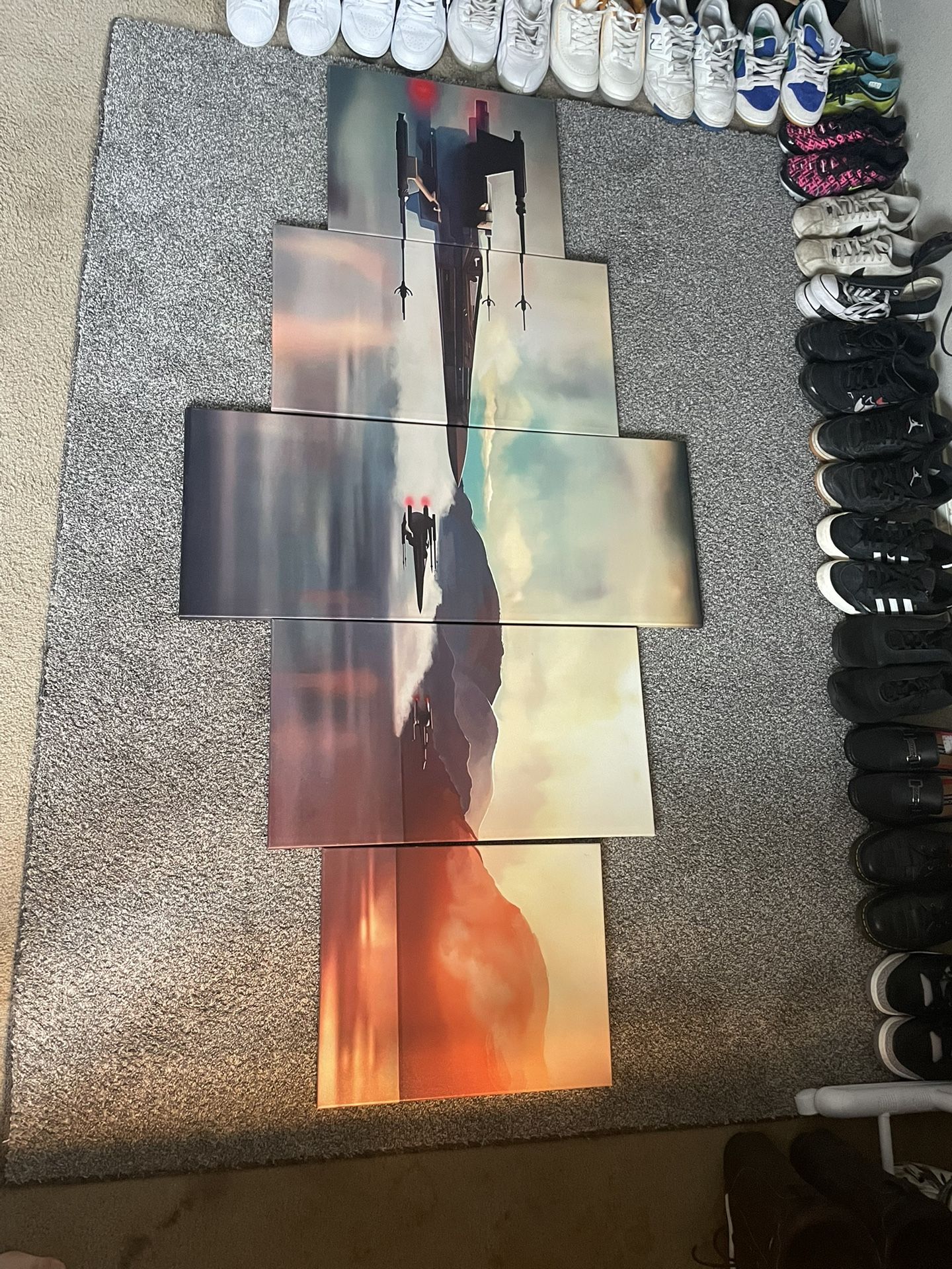 STARWARS 5-PANEL CANVAS 