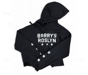 Lululemon X Barry’s Crop Top Fleece Hoodie Sweater
