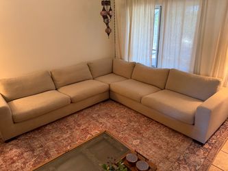Sectional Sofa and End Tables