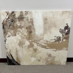 Large scale canvas abstract modern artwork. Original price $129. 42” by 48”