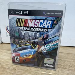 NASCAR Unleashed (Sony PlayStation 3, 2011) Racing Game,
