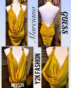 Guess Marciano Y2K Halter Dress Medium