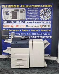 Xerox PrimeLink C9070 Color Production Printer 70 PM, LCT, Booklet Maker