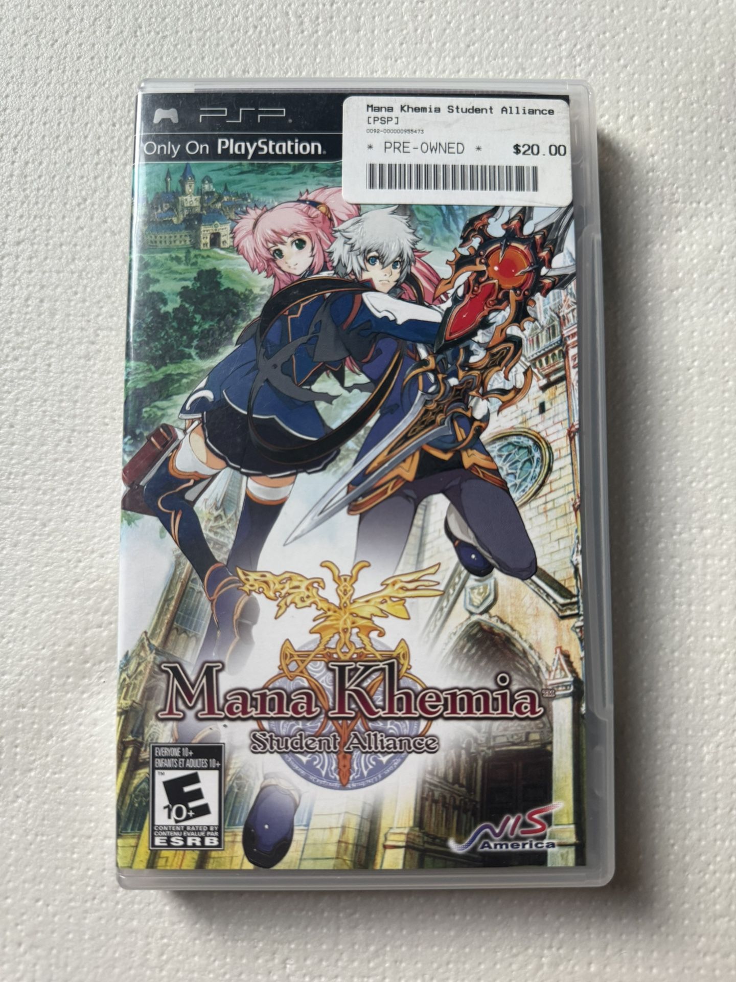 Mana Khemia Student Alliance - Sony PSP Playstation Portable Complete CIB