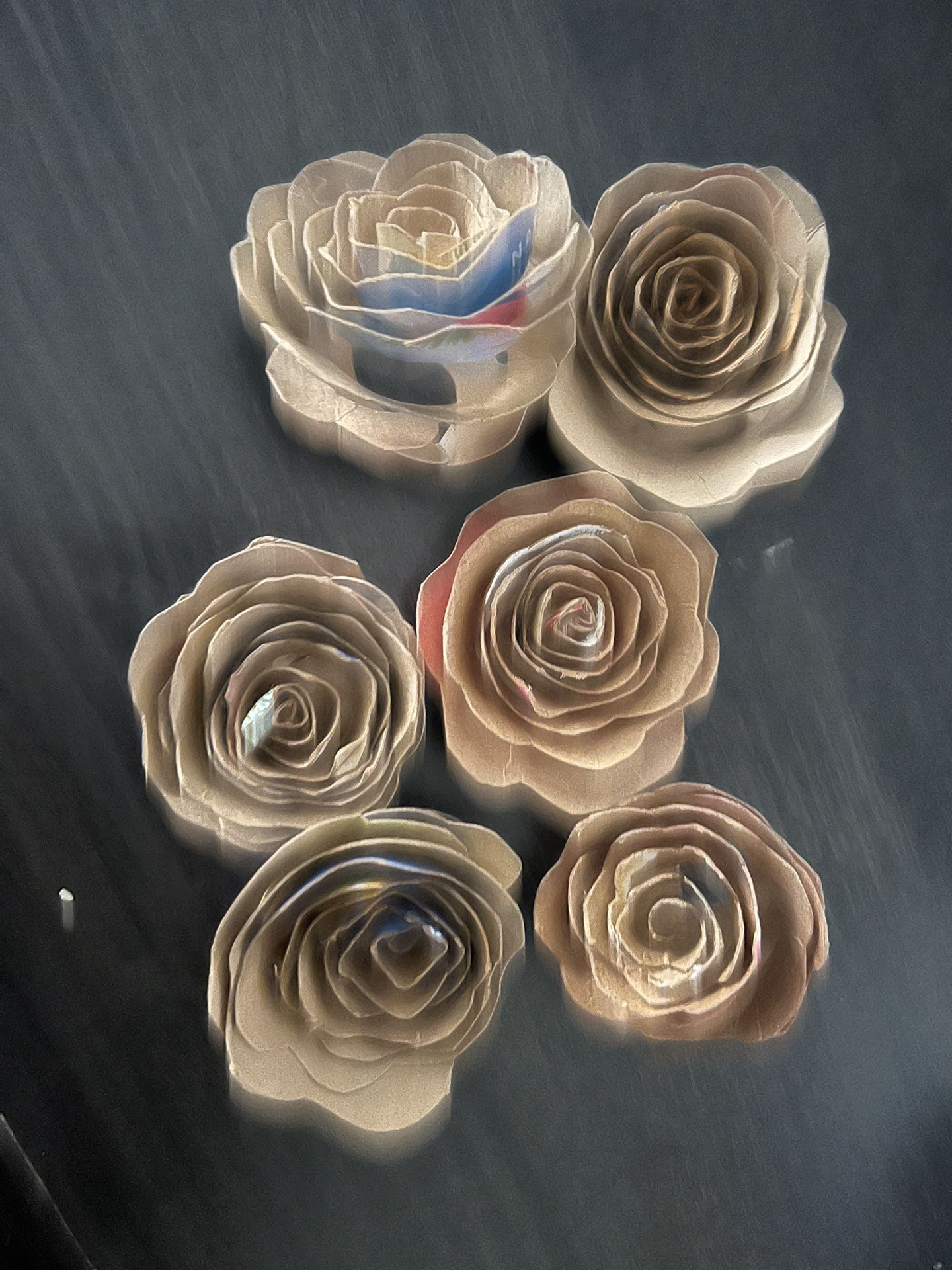 $1 Cardboard Flowers