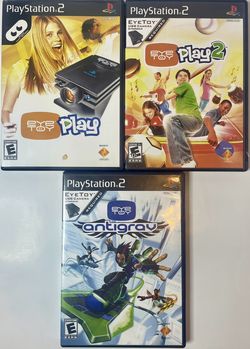 Playstation Games And Eye Toy