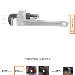 Ridgid Aluminum Pipe Wrench 
