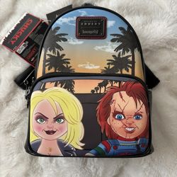 Brand new Loungefly Chucky & Tiffany Mini Backpack