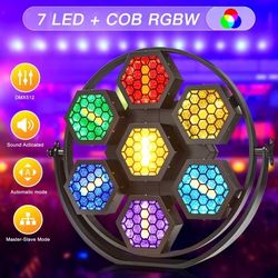 200W RGB LED Retro Lights COB LED Retro Flash Light DMX512 DJ Disco Stage Effect Light