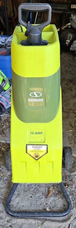 Sunjoe wood chipper 15amp