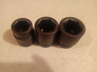Wright 1 drive impact socket tools..1-1/8"...1-3/8"...1-1/2"