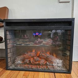 Electric Heater with Flames