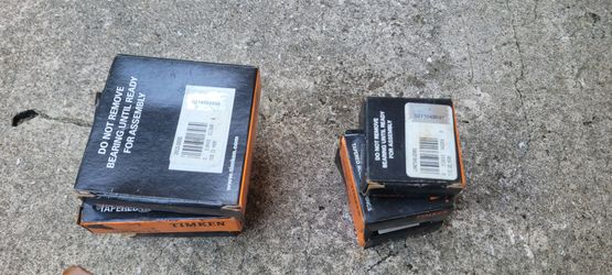 Trailer axle bearing set 6000#
