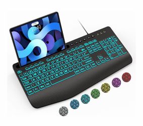 NEW Large Print Wired Keyboard