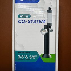 FZONE Desktop Aquarium CO2 System, CO2 Regulator with 45g Disposable CO2 Cartridge