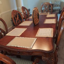 Formal Dining Room Table And China Cabinet Set