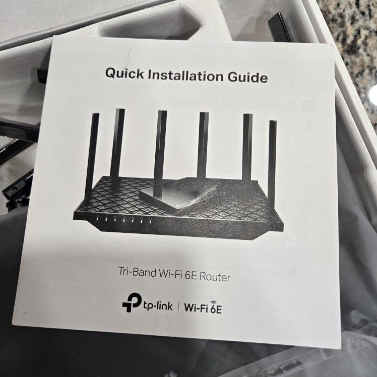 TP-Link Archer AXE75 Tri-Band Wi-Fi 6E Router | AXE5400 | Open Box – Fast Shipping
