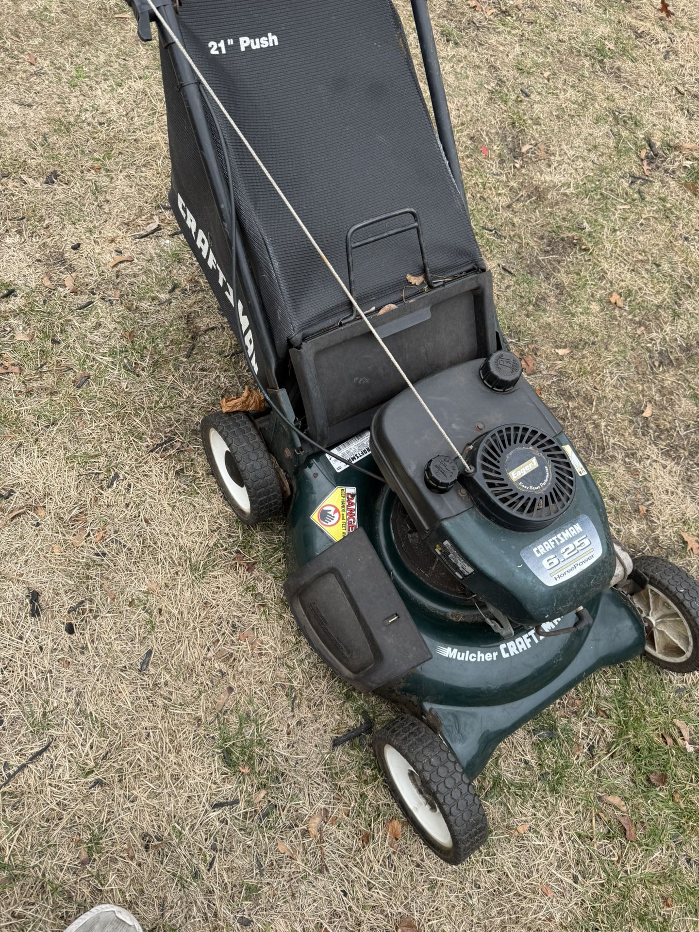 Mower Mulcher Bagger. 6.25