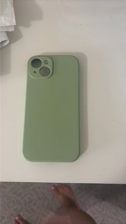 Green Silicone iPhone 14 Case