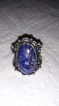 Beautiful Large Lapis ring