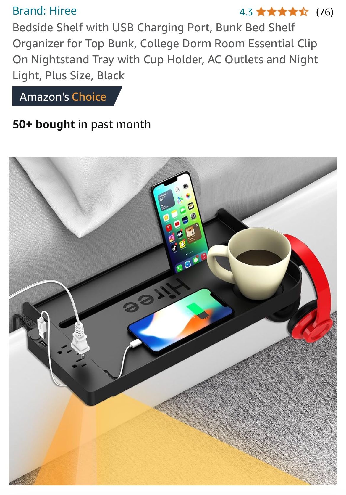 Bed Shelf
