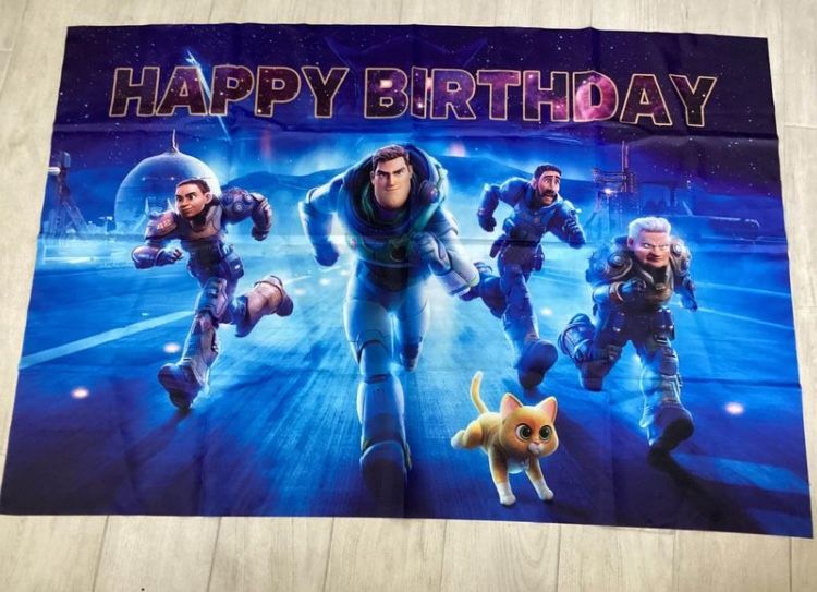 Lightyear Birthday Backdrop
