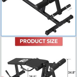 Leg Extension And Leg Curl Machine 